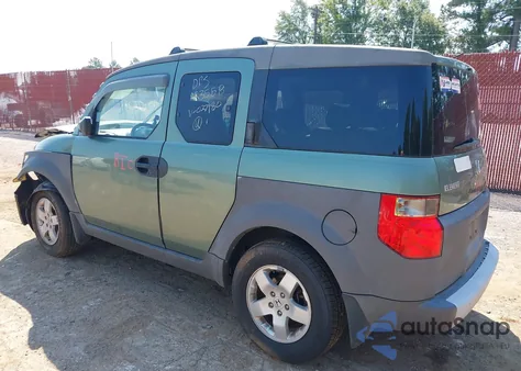 2004 Honda Element Ex from USA, damaged, VIN 5J6YH28564L013454